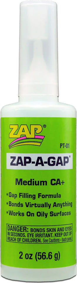 Zap-A-Gap CA+ Glue 2oz